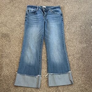 KanCan Cuffed Women's Blue Jeans